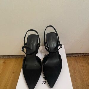Marc Fisher Black Strappy Heels